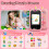 KP08 Kids Smart Phone Toys Dual Camera Blue 2