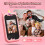 KP08 Kids Smart Phone Toys Dual Camera Blue 6