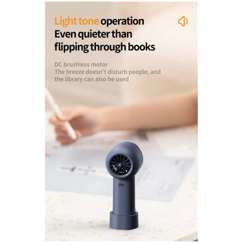 handheld fan New Handheld High-Speed Fan Cooler Usb Charging Ultra-Long Battery Life Strong Wind Portable High-Speed Small Fan White-image-OPC-PGYFYTC-NEW