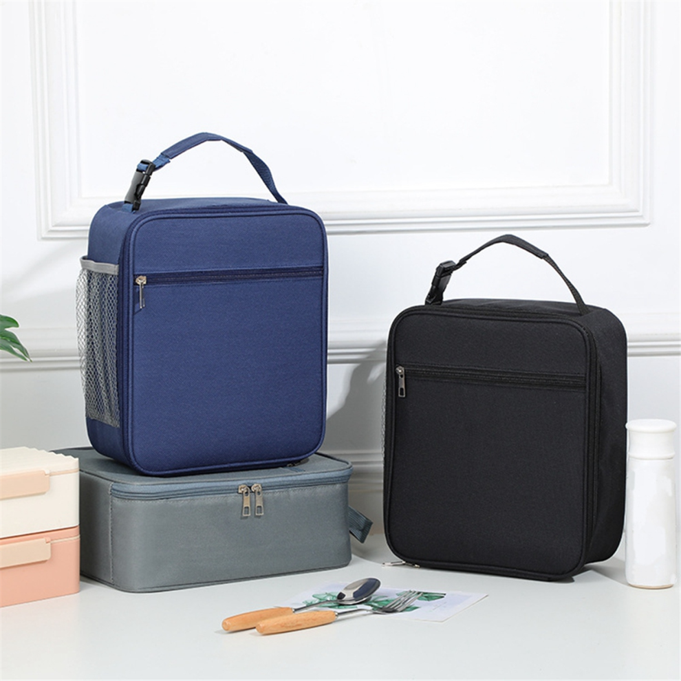Lunch bag Lunch Box Lunch Bag for Men Women Capacity Lunchbox Reusable Lunch Bags Insulated Lunch Bag Lunch Box Cooler (Gray)