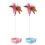 Pink Interactive Cat Teaser Stick - Feather Wand with Bell, Silicone, Bite-Resistant Cat Training Toy 9