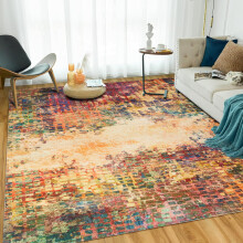 (200x290 cm (6.5ft x 9.5ft), VIBRANT) Extra Large Rugs Traditional Non Slip Soft Carpets