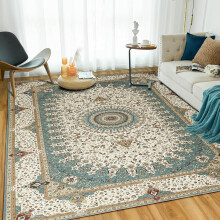(200x290 cm (6.5ft x 9.5ft), WILLOW TEAL) Extra Large Rugs Traditional Non Slip Soft Carpets