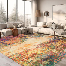 (240x320 cm (8 ft x 10 ft 6 in), VIBRANT) Extra Large Rugs Traditional Non Slip Soft Carpets