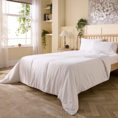 Slumberdown (13.5 Tog, Double Bed) Slumberdown Climate Control Duvet & Pillow Bundle