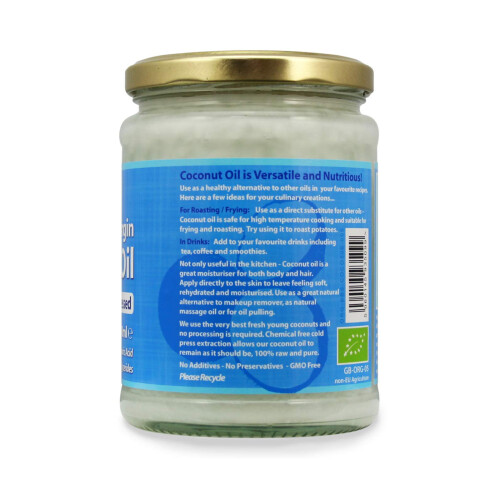 Bob's Best Organic Coconut Oil - 500ml - Virgin, Raw & Cold Pressed 1