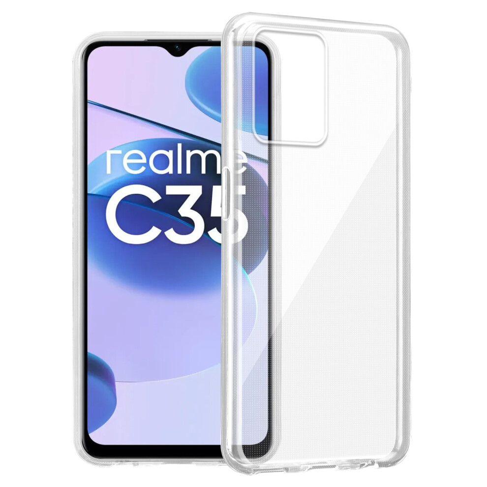 Cadorabo Case for Realme C35 / Narzo 50A PRIME Cover Transparent Protection TPU Silicone Gel-image-OPC-PBT8V78-NEW
