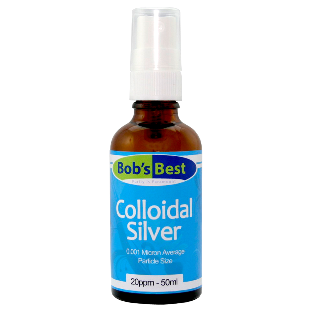 Bob's Best Colloidal Silver Spray - 50Ml - Traditional Antiseptic