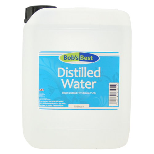 Bob's Best Steam Distilled Water - 5 Litres - for Ultimate Purity