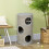 PawHut PawHut Cat Barrel Tree Tower with Sisal, Cosy Platform, Light Grey 4