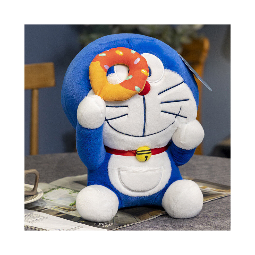 (Donut,20cm/7.87in)Doraemon Série Dessert Peluche Poupée Chambre Décoration Dessin Animé Enfant Cadeau