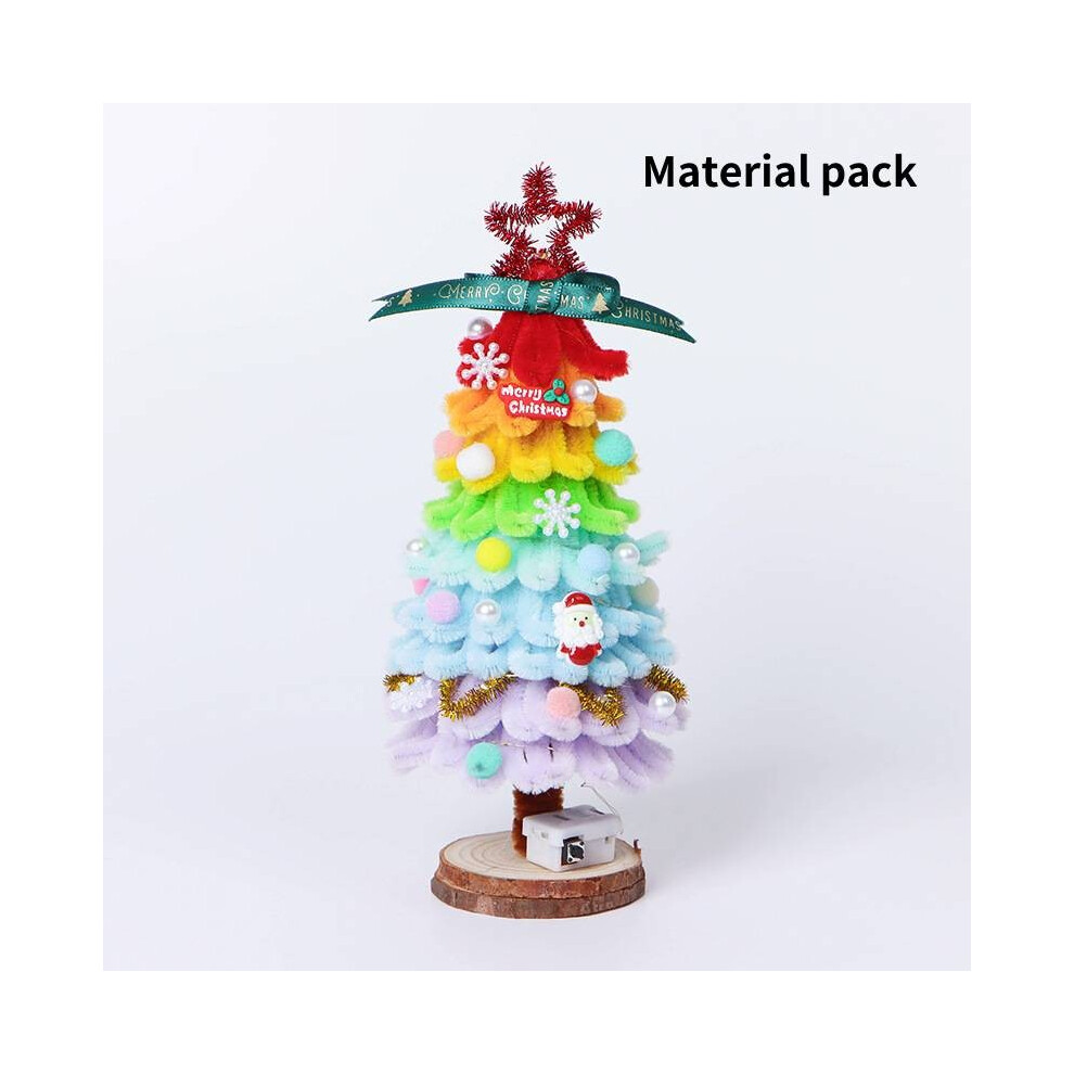 (Rainbow)Décompresser Twister Stick Bricolage Matériel Pack Cadeau Arbre de Noël Assemblage Cadeau Jouet