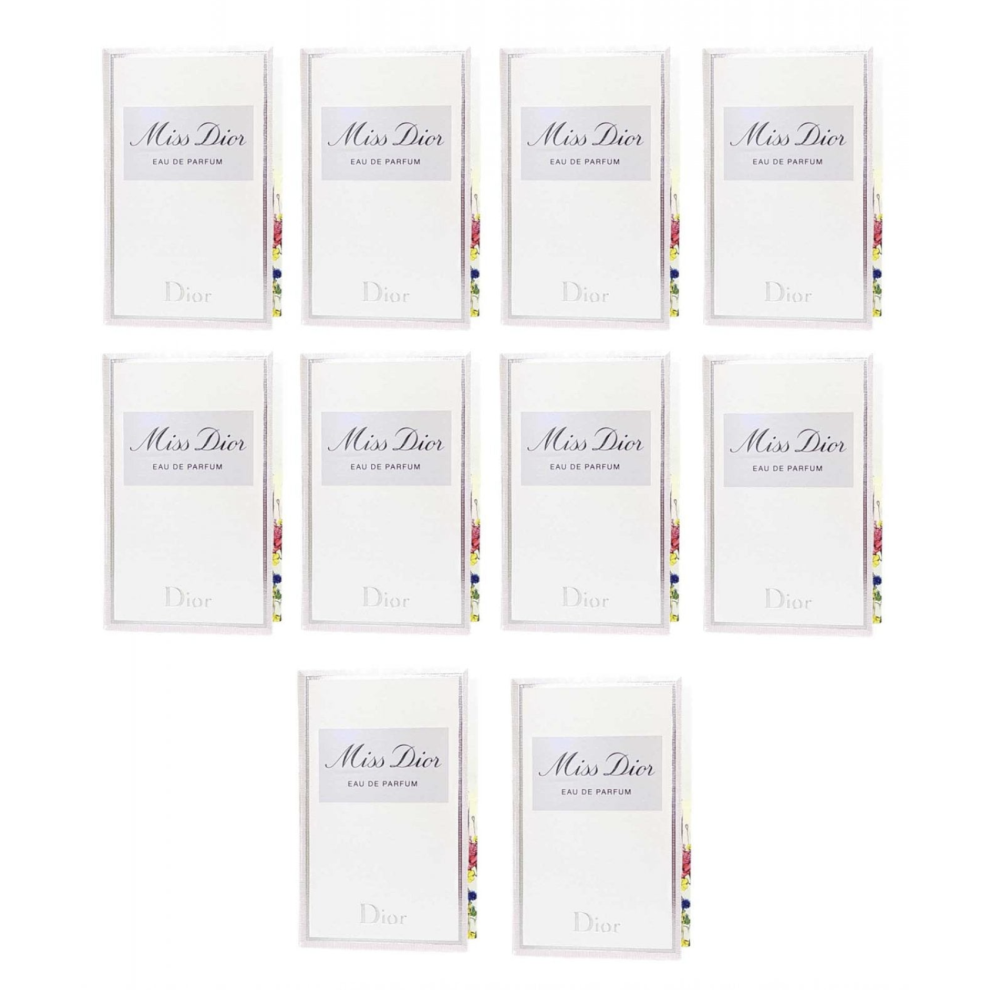 10x Miss Dior perfume Ladies Eau De Parfum EDP Vials Spray 1Ml