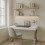 Centurion Supports ADONIS Gloss White and Chrome Ergonomic Home Office Luxury Computer Desk 8