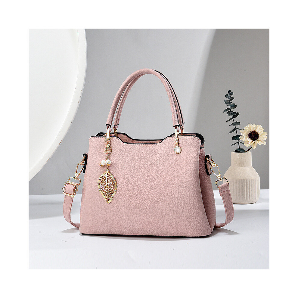 (Pink)Élégant nouveau à la mode cadeau fête des mères pour femmes chic bandoulière sac seau