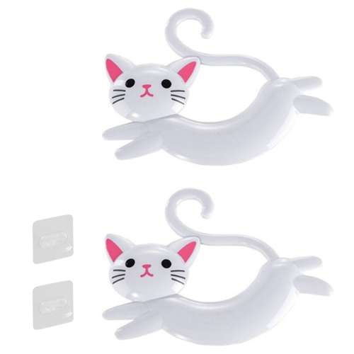 Keukenrolhouder Pylones Zwart Kat en muis. Charoule.Kitchen Paper Holder. Black