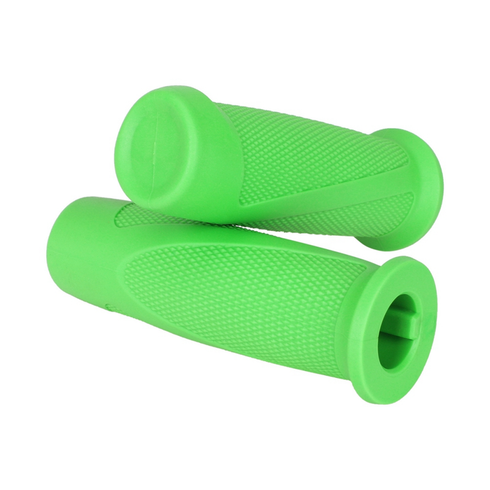 Poignées en silicone, 1 paire, poignées antidérapantes pour guidon de trottinette électrique, accessoires pour trottinette électrique, vert