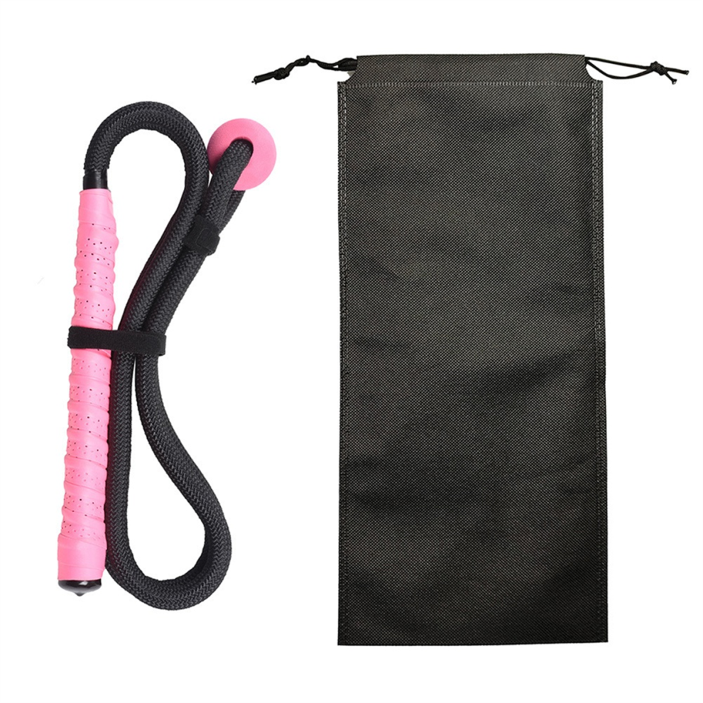 Corde d'entraînement au swing de golf, équipement d'entraînement de fitness avec balle Eva pour la pratique, correcteur de posture, rose