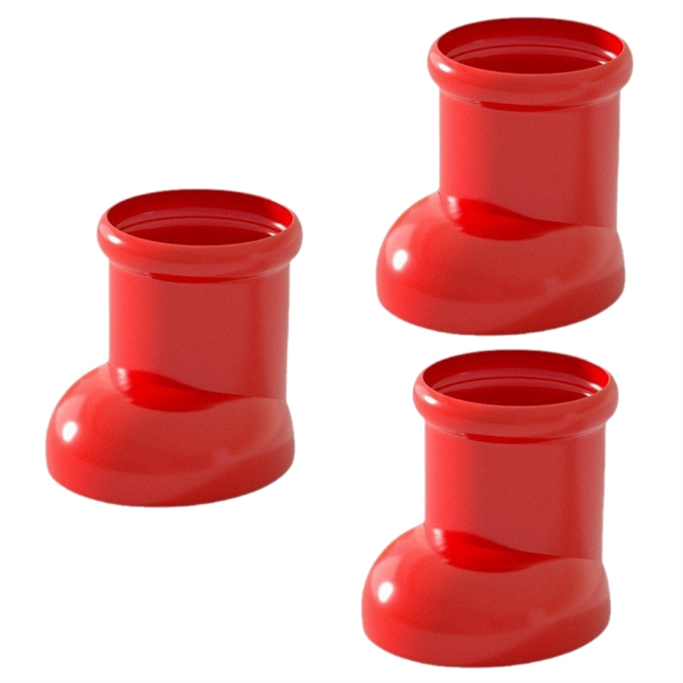 Penhouder Schoen Vorm Speelgoed Penhouder Opberg Ornamenten Cadeau Bureau Make-up Kwast Opbergemmer Bureau Accessoires Rood