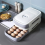 Egg tray Egg Storage Container Refrigerator Drawer Type Egg Tray Refrigerator Organizer Food Container Kitchen Accessories,A 5