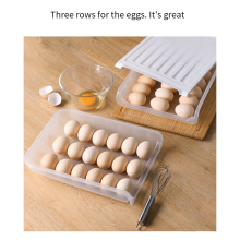 Eierdoos Transparante eierdispenser Koelkast Crisper Eiermandje Opbergcontainer Keuken Opbergdoos