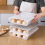 Egg box Egg Box Transparent Egg Dispenser Refrigerator Crisper Egg Basket Storage Container Kitchen Storage Box 7