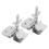 Hinge Clamp 2PCS Silk Screen Printing Metal Butterfly Frame Hinge Clamp DIY Hobby Tool 7
