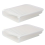 Egg box Automatic Rolling Egg Box Refrigerator Crisper Egg Basket Storage Container Kitchen Storage Box White 1