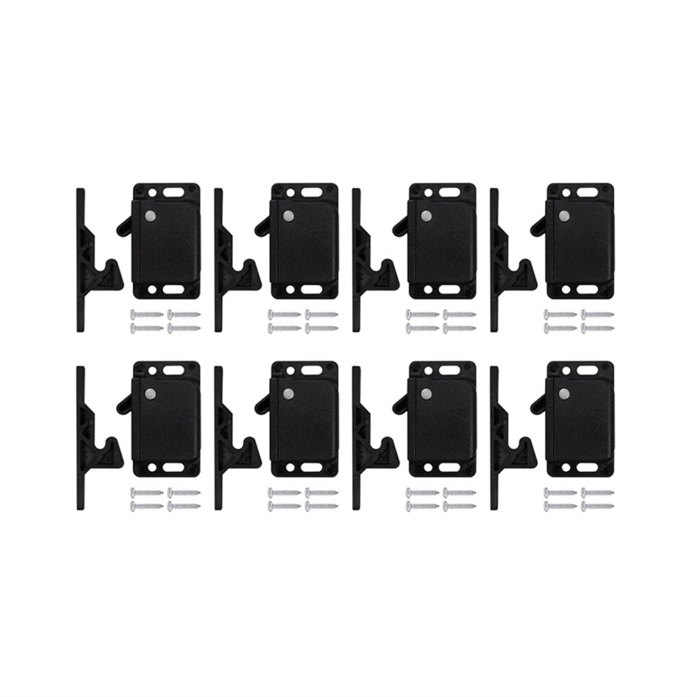 Cabinet Door Latches RV Drawer Latch Cabinet Door Latches and Catches Rv Drawer Locks with Mounting Screws for RVs, Campers, Set of 8-image-OPC-PGYGWVG-NEW
