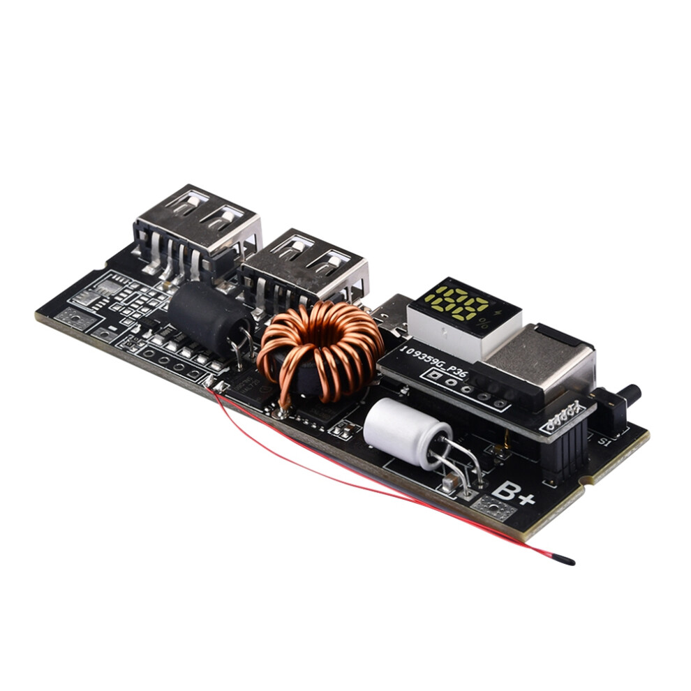Printplaat Pd 4S 100W Powerbank 6-Poorts 21700 Tweerichtings Snellaadmodule Voor Mobiele Voeding Met Hoge Capaciteit 18650-Batterijmontage-image