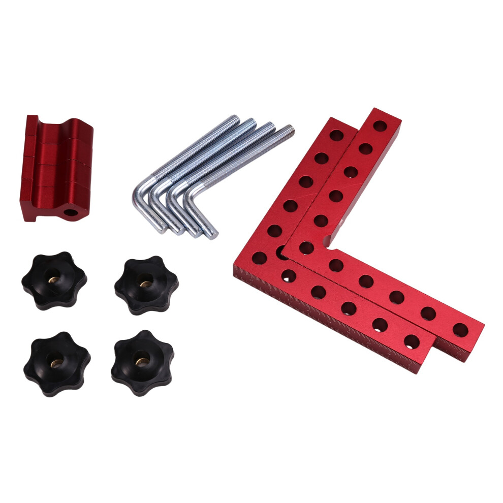 Woodworking Fixture 120Mm Right Angle Fixing Clip 90 Degree L-Shaped Auxiliary Fixture Positioning Panel Fixing Woodworking Clamping Tool 4852384730167