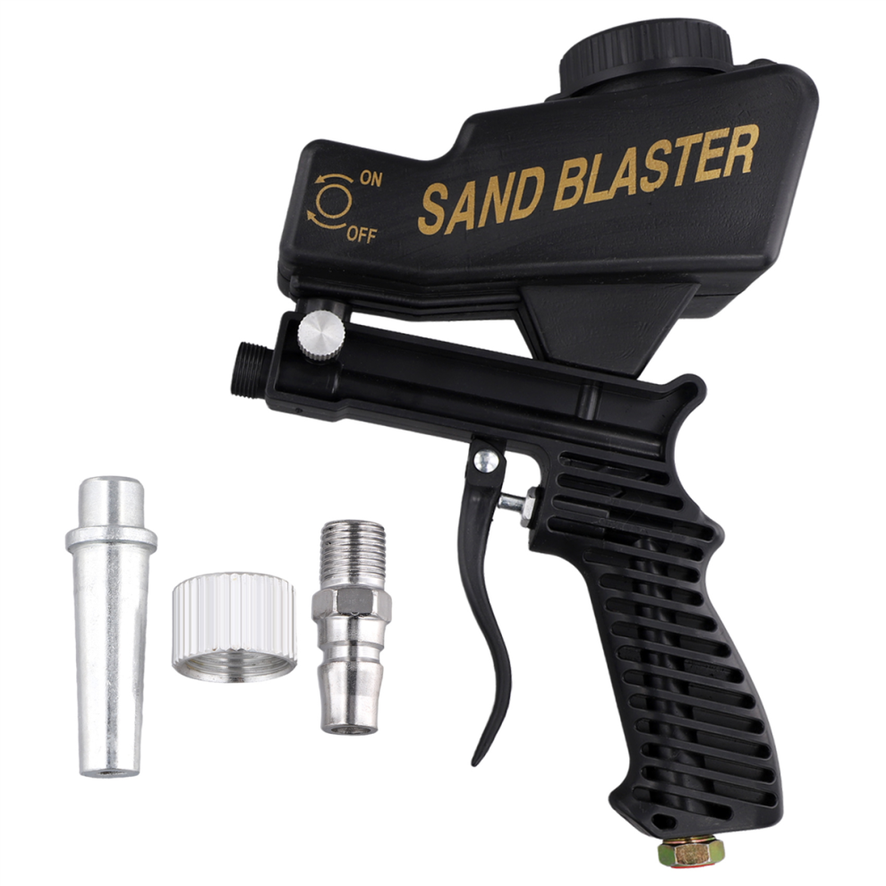 Sandblast Sandblasting Tool Portable Adjustable 90Psi Handheld Pneumatic Blasting Tool Set Small Sand Blasting Machine 4852384729215