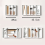 Adjustable meals Kitchen Drawer Tableware Organization Frame Adjustable Cooking Tableware Tray Plastic Tableware Chopsticks Rack 7
