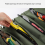 Tool roll bag Tool Roll,Multi-Purpose Roll Up Tool Bag,Wrench Roll,Tool Organizer Bucket,Car Wrap Roll Storage Case 4