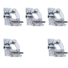 Sewing machine hemming foot 5pcs Adjustable Bias Tape Binding Foot,Range is From 5mm to 20mm, for All Low Shank Snap on Sewing Machine Industrial