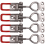Toolbox lock 4PCS Adjustable Toolbox Case Metal Toggle Latch Catch Clasp Quick Release Clamp Anti-Slip Push Pull Toggle Clamp Tools 3