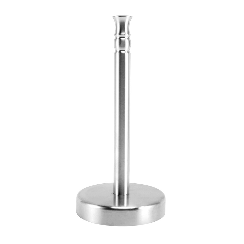 Porte-rouleau de papier essuie-tout vertical en acier inoxydable pour comptoir de cuisine
