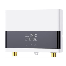 Thermostat Water Heater Electric,Instant Hot Water Heater with Remote Control,Water Temperature Regulating Valve LCD Touch Screen,B