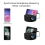 Mini projector YT200 LED Projector Portable Mini USB Projector with Built-in Speaker for IPhone-Remote,Speaker,IOS Compatible 4