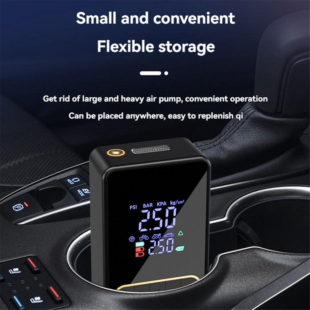 Wireless Air Pump Tire Inflator Portable Air Compressor, 6000Mah Wireless Air Pump For Car Tires, For Motorcycle, Auto, Ball, Bicycle 4852384736978