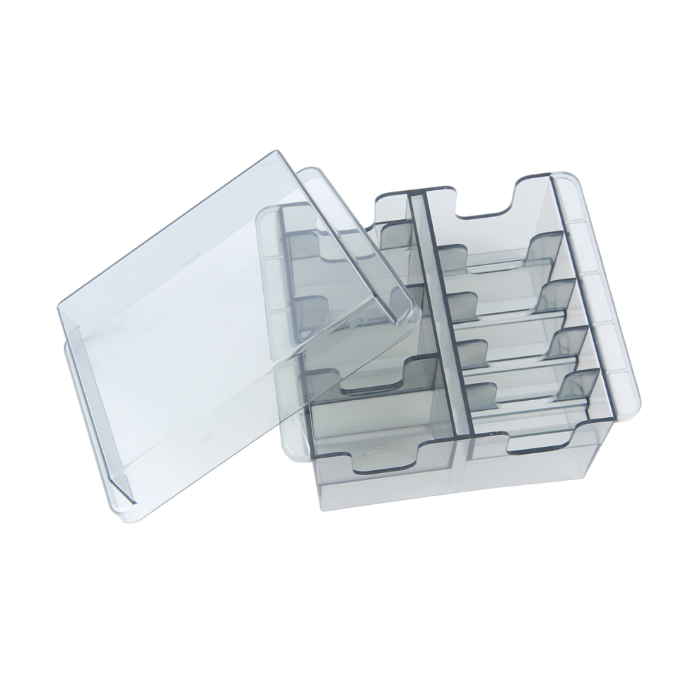 Jojomino Box For Hair Clipper Grid Base Storage Box For 8Pcs Hair Clipper Trimmer Limit Comb Guide Comb Barber Tool For Wahl Guide Combs