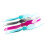 Compatível com Nazgul 4030 Prop 4 polegadas 2 pás hélice pá hélice hélice windstick 1,5 mm para Freestyle FPV-cinza transparente 7