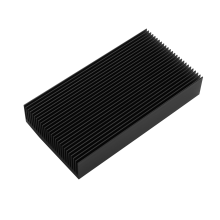 Koellichaam Duurzame zilveren aluminium uitstralende vin koellichaam 80 * 27 * 150 mm voor LED-vermogenstransistor elektrische radiatorchip