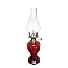 Petroleumlampe Rustikale Öllampe Vintage Glaskohlelampe Öllampen für den Innenbereich Wohndekor Beleuchtung Öllaterne Rot