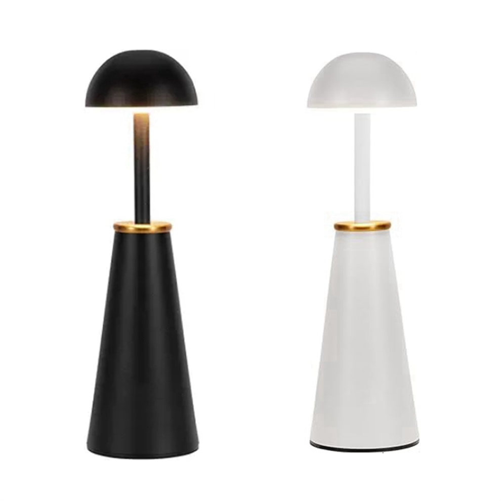 Lanterne de nuit LED sans fil, lampe de table rechargeable, portable, à piles, variateur tactile, pour la maison, la terrasse ou le camping