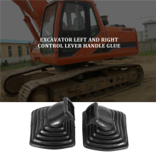 Shift lever 2Pcs L+R 3 Buttons Excavator Joystick Assy Handle Gears with Dust Cover for Daewoo Doosan DH DX150 215 225 300 370-9C
