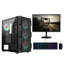 Fast Gaming PC Bundle i7-4770 16GB RAM 1TB HDD + 256 SSD RTX 3050 22" Monitor - Refurbished