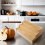 Storage rack 3-Tier Non-Expandable Bamboo Spice Rack Step Shelf Cabinet Organizer 9