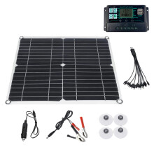 Zonnepaneel 200W Zonnepaneelset Zonnepaneel met hoge efficiëntie Reis- en telefoonboot Draagbare 12V acculader met controller