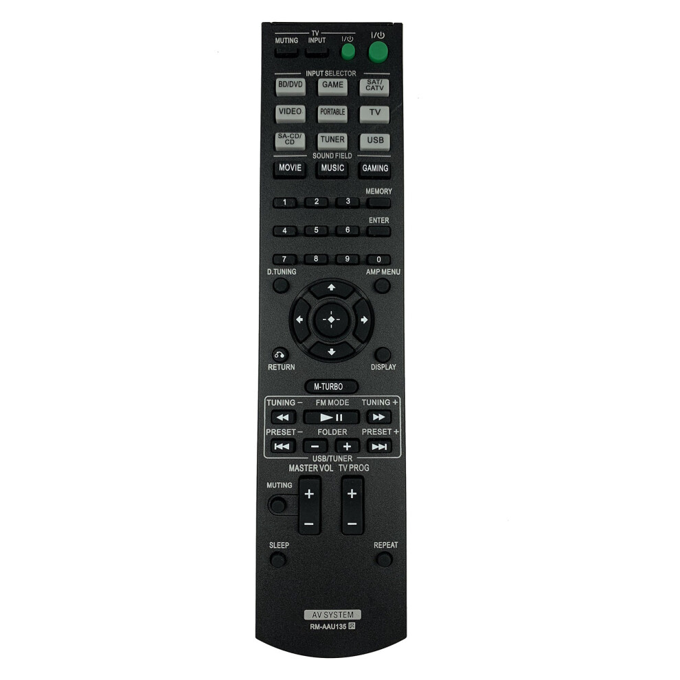 Photos - Remote control Jojomino  RM-AAU135 Remote Control For Sony STR-KM3 STR-KM5 AAU136 SS-MSP7M Power Amplifier Remote Control Replacement 